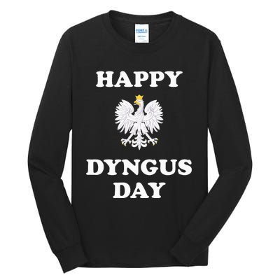 Happy Dyngus Day Polska Polish White Eagle Tall Long Sleeve T-Shirt