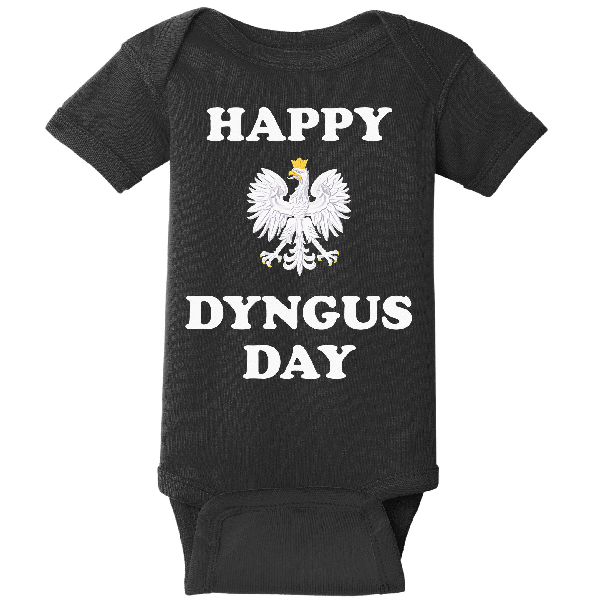 Happy Dyngus Day Polska Polish White Eagle Baby Bodysuit