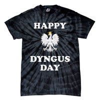 Happy Dyngus Day Polska Polish White Eagle Tie-Dye T-Shirt