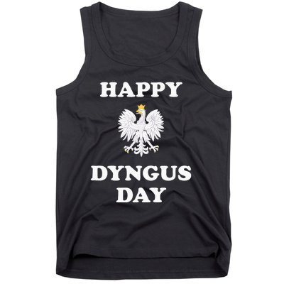 Happy Dyngus Day Polska Polish White Eagle Tank Top