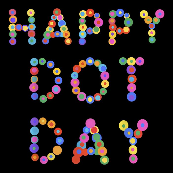 Happy Dot Day Colorful Polka Dots T-Shirt