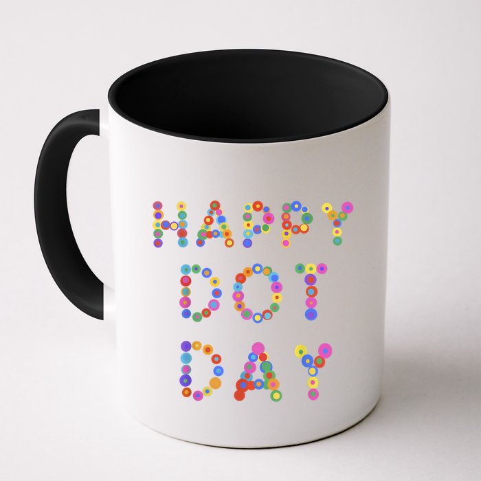 Happy Dot Day Colorful Polka Dots Mug