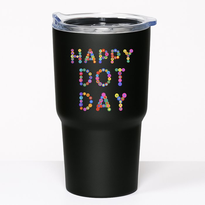 Happy Dot Day Colorful Polka Dots Tumbler