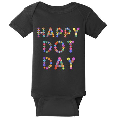 Happy Dot Day Colorful Polka Dots Baby Bodysuit