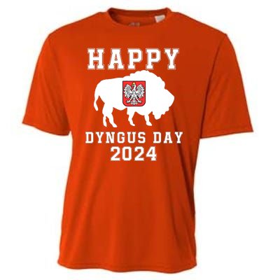 Happy Dyngus Day 2024 Dyngus Day Polish American Polska White Eagle Polish Eagle Cooling Performance Crew T-Shirt