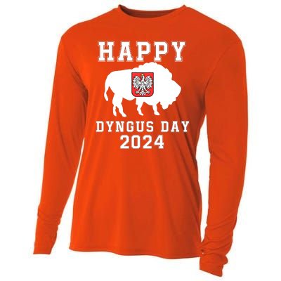 Happy Dyngus Day 2024 Dyngus Day Polish American Polska White Eagle Polish Eagle Cooling Performance Long Sleeve Crew