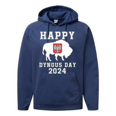 Happy Dyngus Day 2024 Dyngus Day Polish American Polska White Eagle Polish Eagle Performance Fleece Hoodie