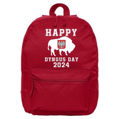 Happy Dyngus Day 2024 Dyngus Day Polish American Polska White Eagle Polish Eagle 16 in Basic Backpack