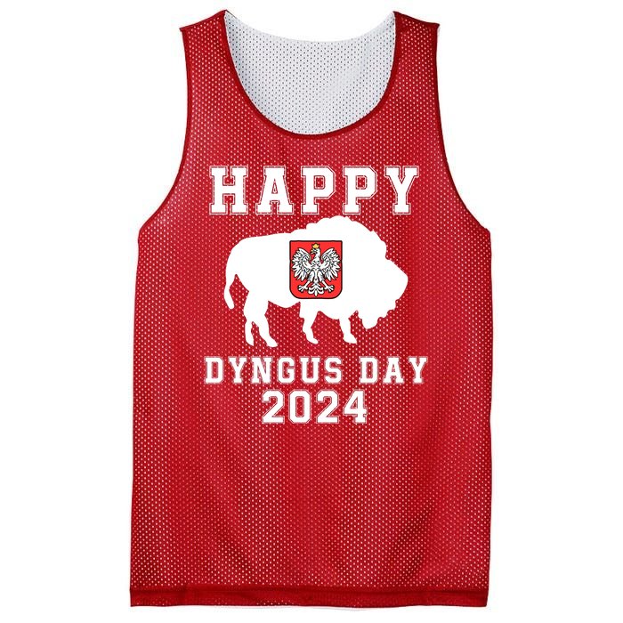 Happy Dyngus Day 2024 Dyngus Day Polish American Polska White Eagle Polish Eagle Mesh Reversible Basketball Jersey Tank