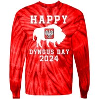 Happy Dyngus Day 2024 Dyngus Day Polish American Polska White Eagle Polish Eagle Tie-Dye Long Sleeve Shirt