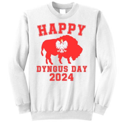 Happy Dyngus Day 2024 Dyngus Day Polish American Polska White Eagle Polish Eagle Sweatshirt