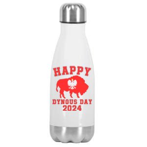 Happy Dyngus Day 2024 Dyngus Day Polish American Polska White Eagle Polish Eagle Stainless Steel Insulated Water Bottle