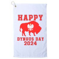 Happy Dyngus Day 2024 Dyngus Day Polish American Polska White Eagle Polish Eagle Platinum Collection Golf Towel