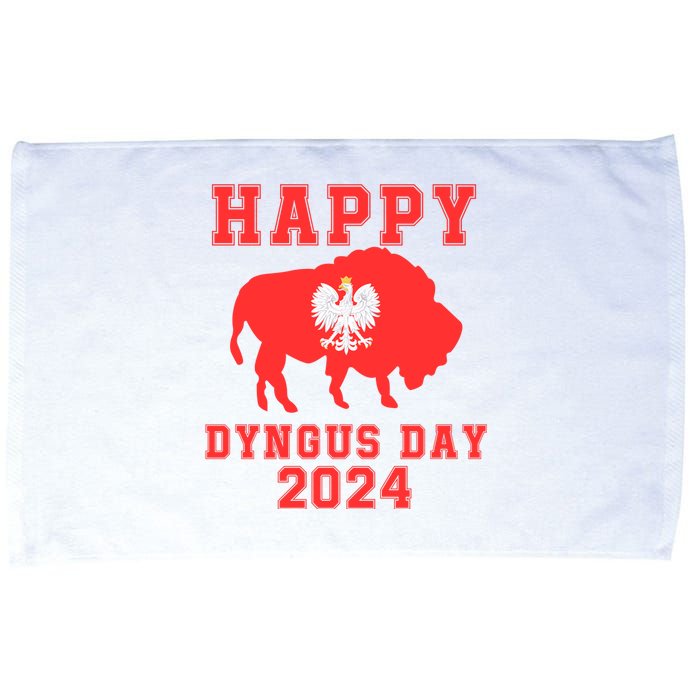 Happy Dyngus Day 2024 Dyngus Day Polish American Polska White Eagle Polish Eagle Microfiber Hand Towel