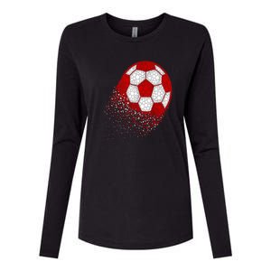 Happy Dot Day Ball With Polka Dots Funny Soccer Gift Womens Cotton Relaxed Long Sleeve T-Shirt