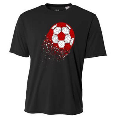 Happy Dot Day Ball With Polka Dots Funny Soccer Gift Cooling Performance Crew T-Shirt