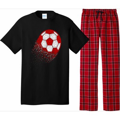 Happy Dot Day Ball With Polka Dots Funny Soccer Gift Pajama Set