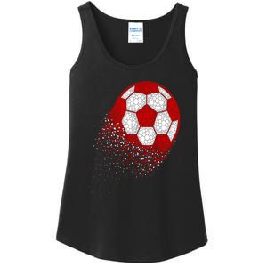 Happy Dot Day Ball With Polka Dots Funny Soccer Gift Ladies Essential Tank