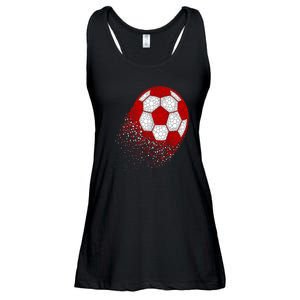 Happy Dot Day Ball With Polka Dots Funny Soccer Gift Ladies Essential Flowy Tank