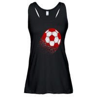 Happy Dot Day Ball With Polka Dots Funny Soccer Gift Ladies Essential Flowy Tank