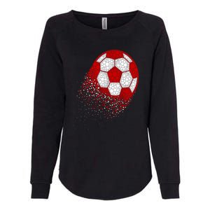 Happy Dot Day Ball With Polka Dots Funny Soccer Gift Womens California Wash Sweatshirt