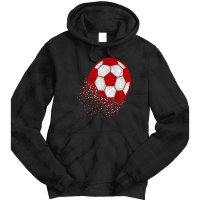 Happy Dot Day Ball With Polka Dots Funny Soccer Gift Tie Dye Hoodie