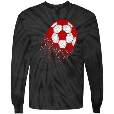 Happy Dot Day Ball With Polka Dots Funny Soccer Gift Tie-Dye Long Sleeve Shirt