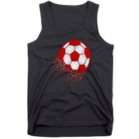 Happy Dot Day Ball With Polka Dots Funny Soccer Gift Tank Top