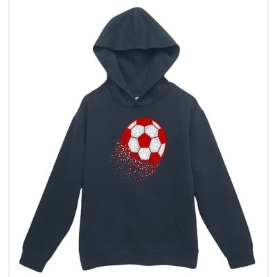 Happy Dot Day Ball With Polka Dots Funny Soccer Gift Urban Pullover Hoodie