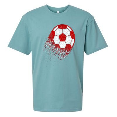 Happy Dot Day Ball With Polka Dots Funny Soccer Gift Sueded Cloud Jersey T-Shirt