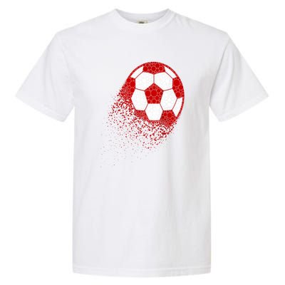 Happy Dot Day Ball With Polka Dots Funny Soccer Gift Garment-Dyed Heavyweight T-Shirt