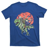 Halloween Dabbing Dinosaur Skeleton Pumpkin Vampire Gift T-Shirt