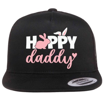 Happy Daddy Easter Dad Bunny Father's Day Easter Day Flatbill Hat