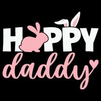 Happy Daddy Easter Dad Bunny Father's Day Easter Day Cooling Performance Long Sleeve Crew