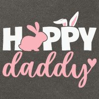 Happy Daddy Easter Dad Bunny Father's Day Easter Day Cotton Canvas Backpack