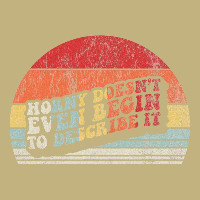 Horny DoesnT Even Begin To Describe It Funny T-Shirt