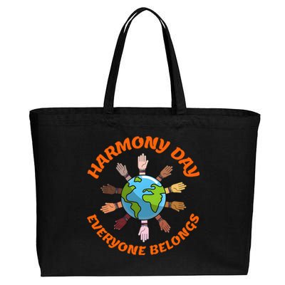 Harmony Day Everyone Belongs Cotton Canvas Jumbo Tote