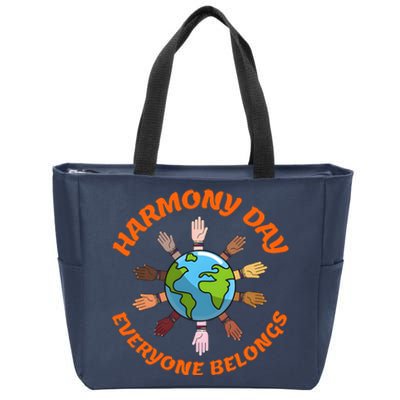 Harmony Day Everyone Belongs Zip Tote Bag