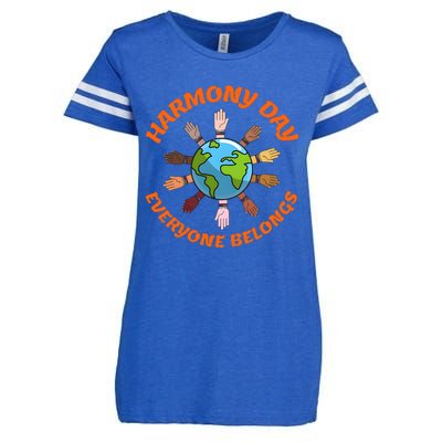 Harmony Day Everyone Belongs Enza Ladies Jersey Football T-Shirt