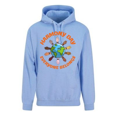 Harmony Day Everyone Belongs Unisex Surf Hoodie