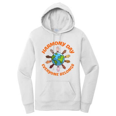 Harmony Day Everyone Belongs Women's Pullover Hoodie