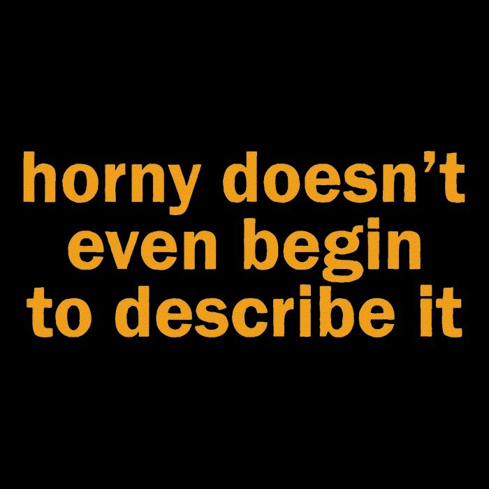 Horny Doesnt Even Begin To Describe It Drawstring Bag