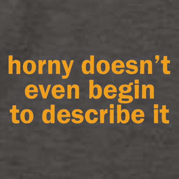 Horny Doesnt Even Begin To Describe It Vector Backpack