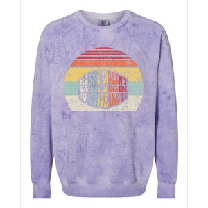 Horny DoesnT Even Begin To Describe It Colorblast Crewneck Sweatshirt