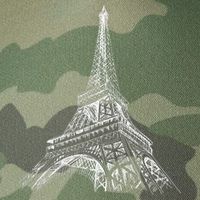 Hand Drawn Eiffel Tower Legacy Tie Dye Trucker Hat