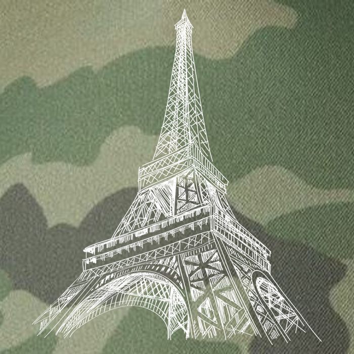 Hand Drawn Eiffel Tower Legacy Tie Dye Trucker Hat