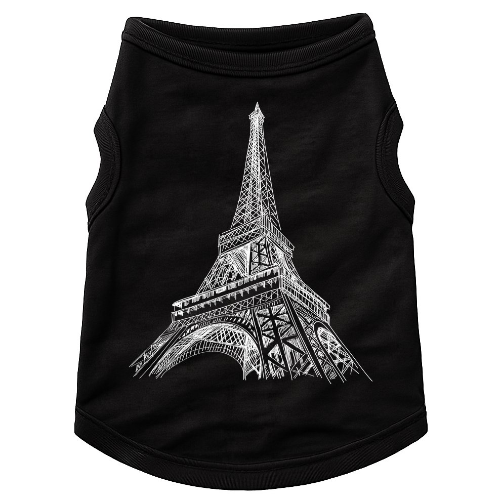 Hand Drawn Eiffel Tower Doggie Tank