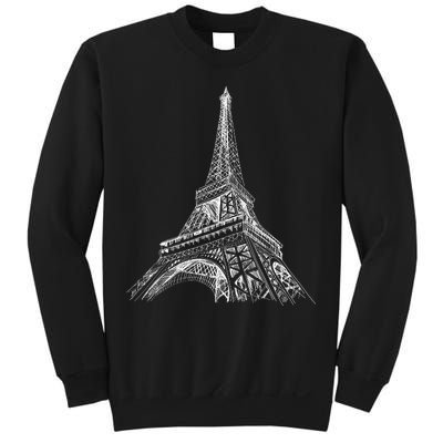 Hand Drawn Eiffel Tower Sweatshirt