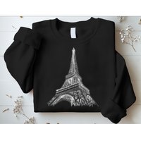 Hand Drawn Eiffel Tower Sweatshirt
