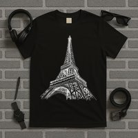 Hand Drawn Eiffel Tower T-Shirt
